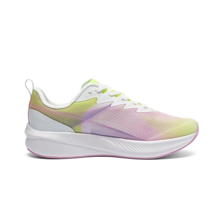 LPMX Lightweight And Breathable Professional Racing Support Low Top Carbon Plate Running Shoes Men’s Pink Green