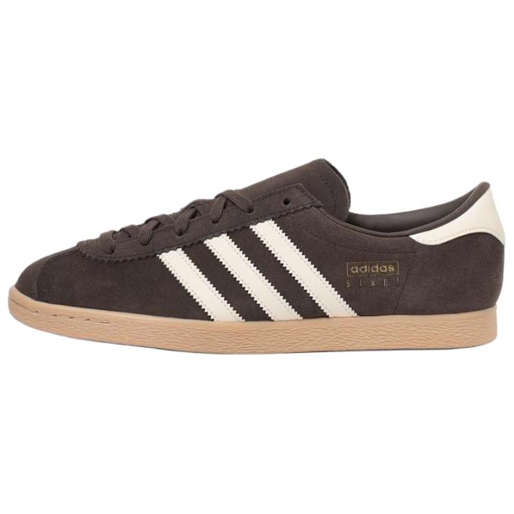 Adidas Originals Stadt Abrasion Resistant Abrasion Resistant Low top Skateboard Shoes Unisex Brown