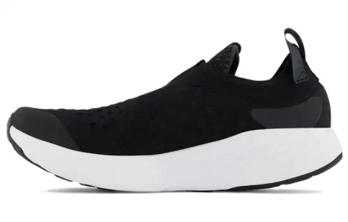 New Balance 1080 Fresh Foam X Unlaced Comfort Fabric Low Top Running Shoes Men's Black