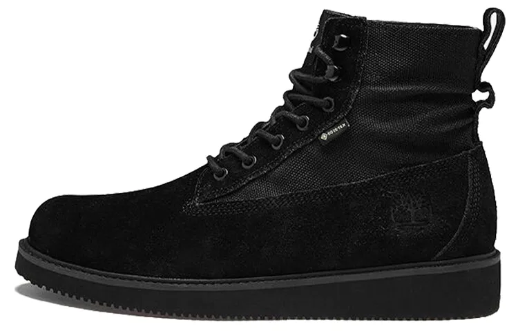 Timberland Slip Resistant Abrasion Resistant Short Outdoor Boots Men's Black Wide Fit