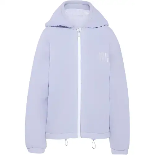 MIU MIU Jackets Women's Light Purple Hooded Moderate Other