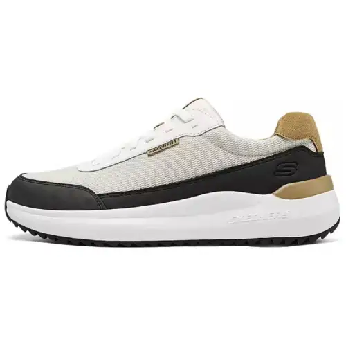 Skechers MENS USA Breathable Support Rebound Low top Running Shoes Men's Beige Black
