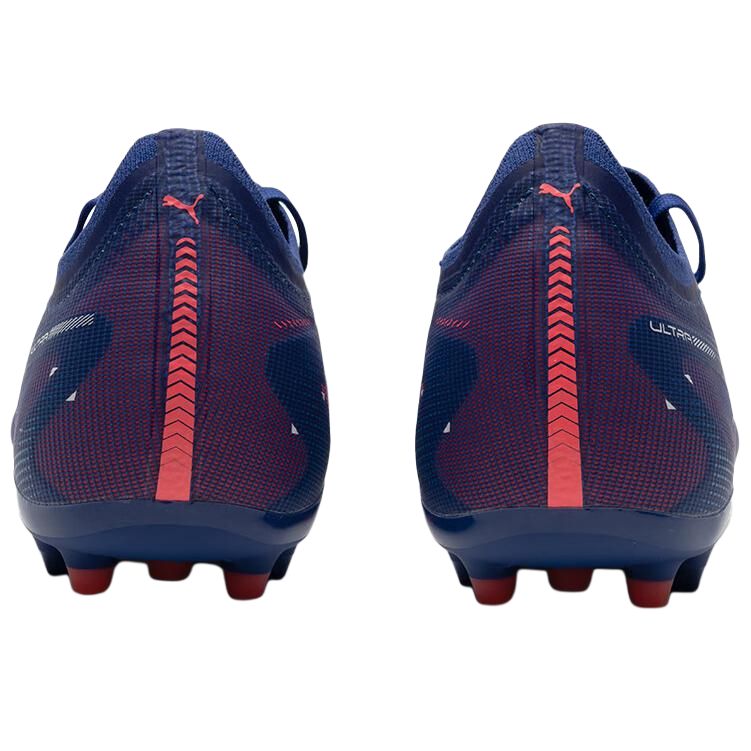 PUMA Ultra 5 Match MG Multi Ground Artificial Turf Breathable Soccer Shoes Men’s Fuchsia