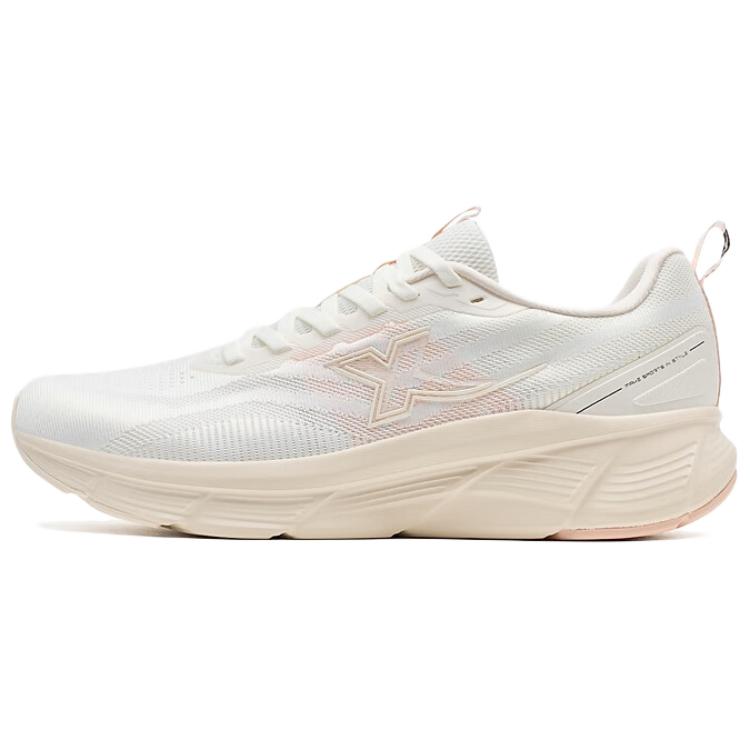 XTEP Cushioning Coverage Lightweight Low top Long Distance Running Sprint Running Shoes Women’s Pink White