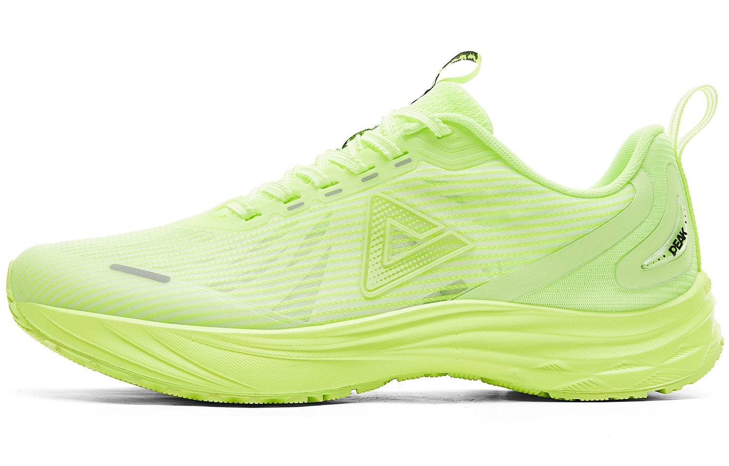 PEAK Abrasion Resistant Rebound Low top Training Running Shoes Men’s Neon Green