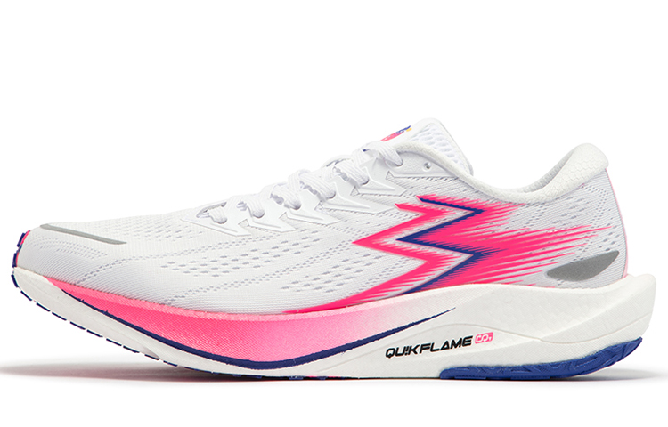 361° 2.5 Speed Pro Low top Long Distance Running Shoes Unisex White Pink