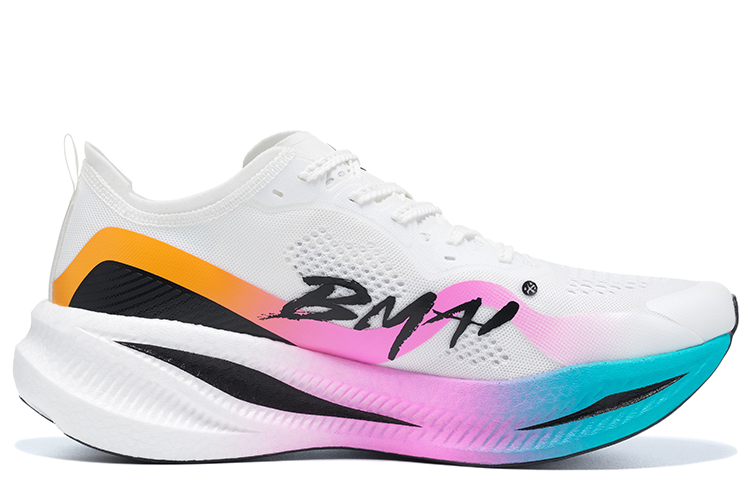 BMAI Jingtan FLY Low Top Running Shoes Men’s Blue Pink White