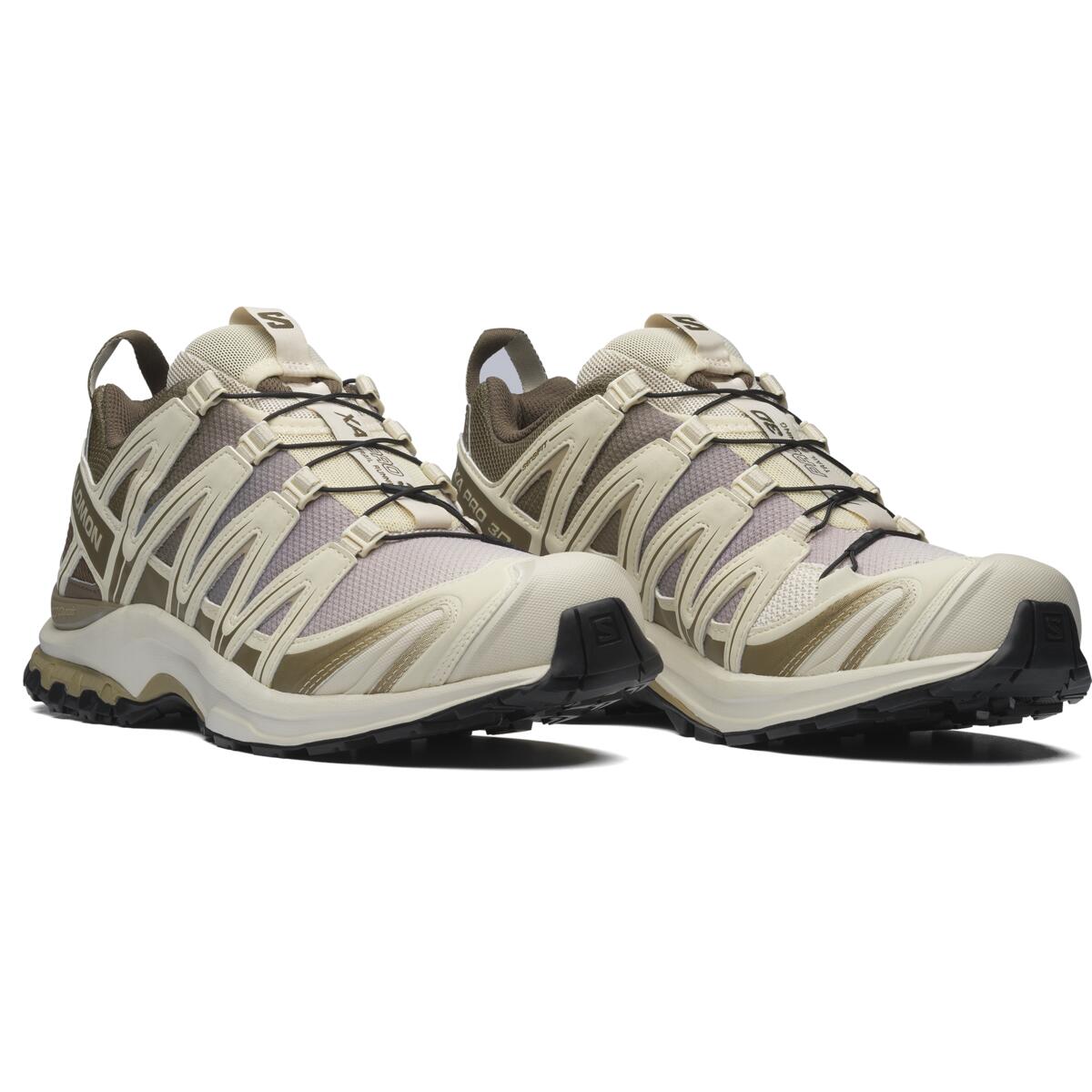 SALOMON XA PRO 3D Slip Resistant Abrasion Resistant Low top Casual Trail Running Shoes Unisex Lime Gray
