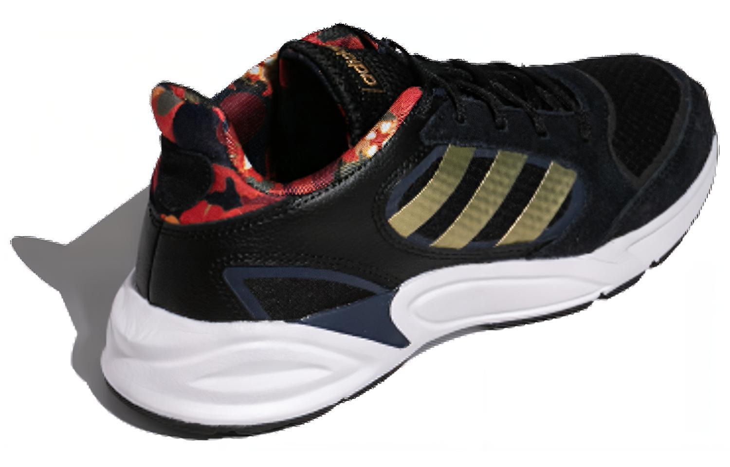 Adidas Neo 90S VALASION Mesh Slip Resistant Lightweight Non slip Lightweight Low top Casual Running Shoes Unisex