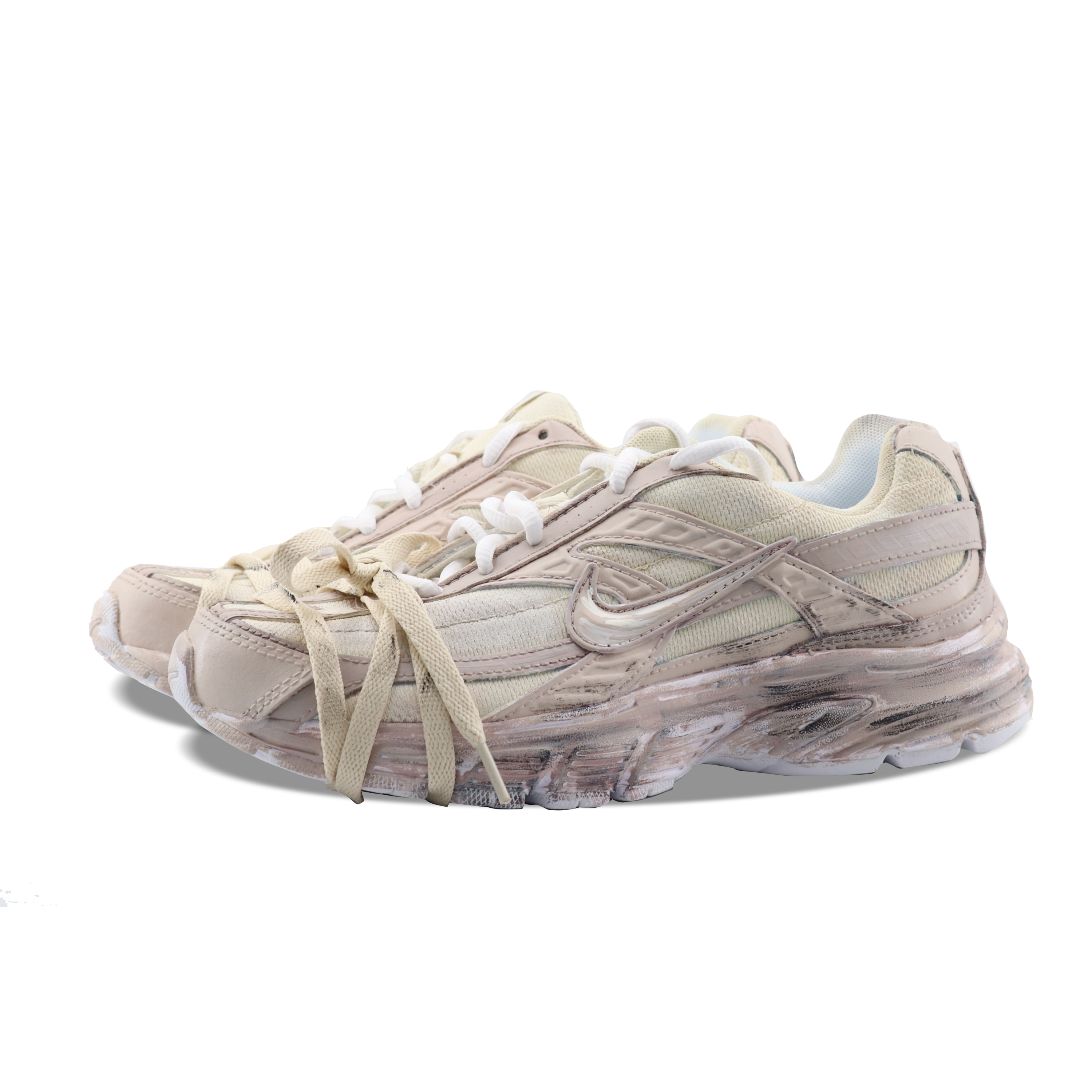 Nike Initiator Low top Casual Running Shoes Unisex Ecru