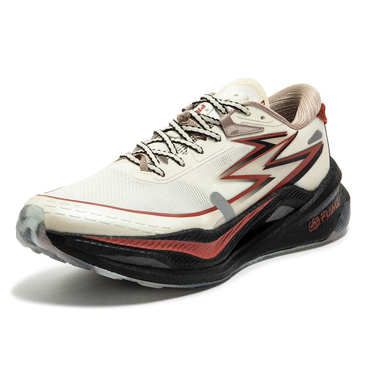 361° Low top Casual Training Running Shoes Unisex Beige Black