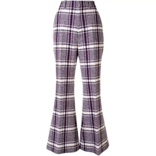 GUCCI Casual Pants Women's Purple Moderate Flared Pants