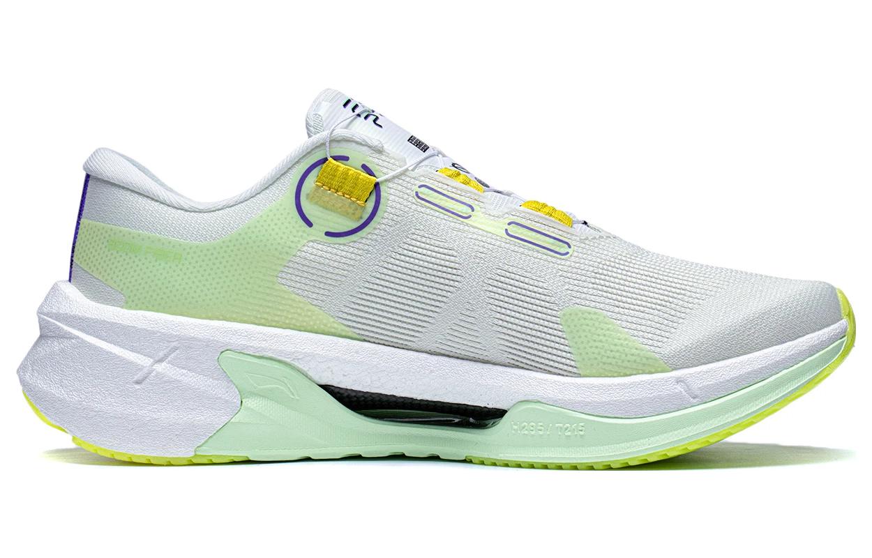 Li Ning Furious Rider 7.0 PRO Cushioning Slip Resistant Rebound Low top Running Shoes Men’s White Green