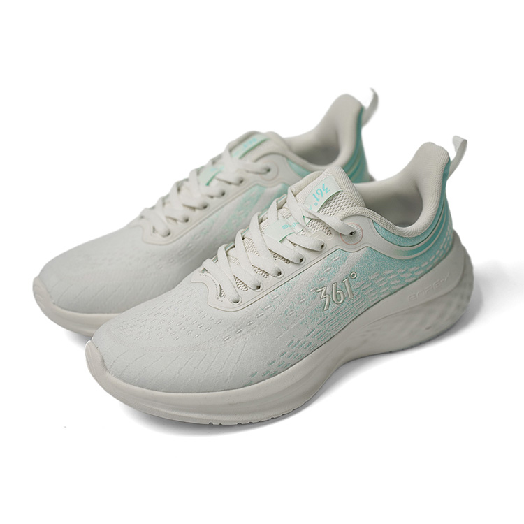 361° Slip Resistant Abrasion Resistant Low top Casual Running Shoes Women’s White Blue