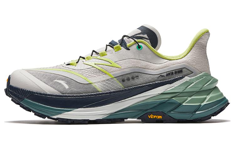 Anta Cushioning, Wear Resistant Low top Running Shoes Men’s Gray Yellow