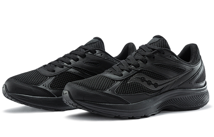 Saucony Cohesion 14 Slip Resistant Abrasion Resistant Low top Running Shoes Women’s Black