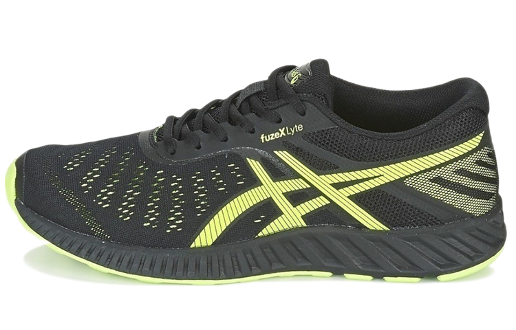 ASICS Fuzex Running Shoes Men's Low Top Black/Yellow