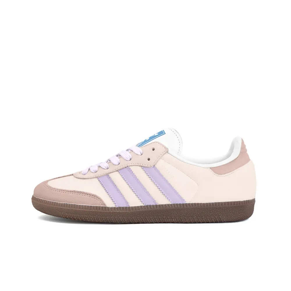Adidas Originals SAMBA OG Low top Skateboard Shoes Unisex Pink White