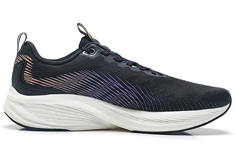 XTEP Cushioning Breathable Lightweight Low top Running Shoes Men’s Black