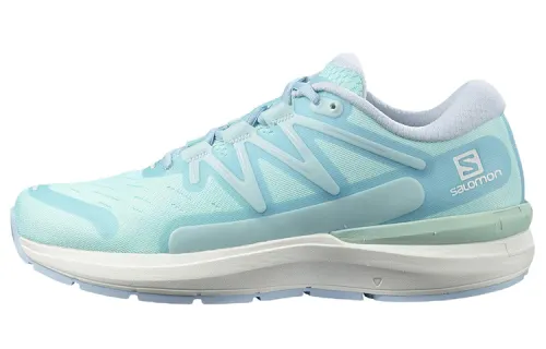 SALOMON Sonic 4 Fabric Abrasion Resistant Breathable Low top Casual Running Shoes Women's Light Blue
