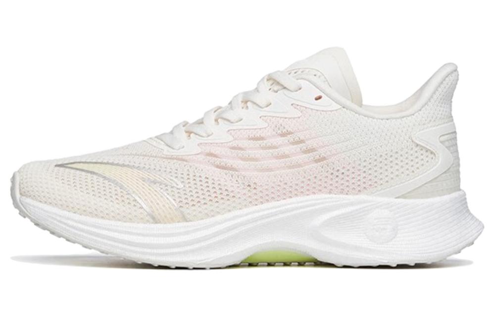 Anta Cushioning Abrasion Resistant Cushioning, Wear Resistant Low top Running Shoes Women’s Ivory White