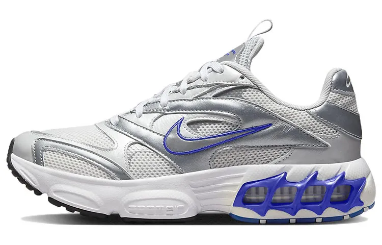 Nike Zoom Air Fire Metallic Silver Blue Women's