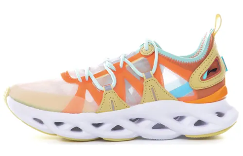 Li Ning Curved Slip Resistant Abrasion Resistant Slip Resistant Abrasion Resistant Low top Running Shoes Women's