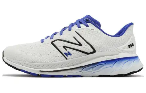 New Balance 860 Comfortable Low top Running Shoes Men's Gray Blue