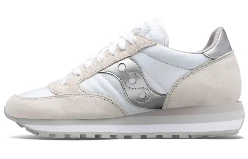 saucony Jazz Triple White Silver Women's