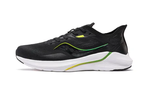Saucony Humming Hummingbird 2 Lace Up Fabric Cushioning Abrasion Resistant Breathable Low top Running Shoes Men's