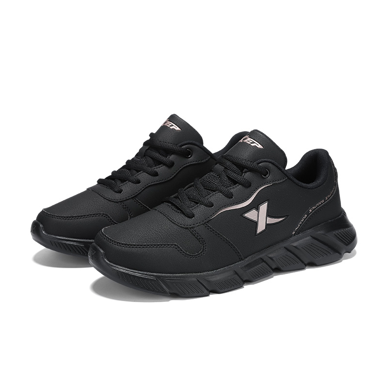 XTEP Cushioning, Wear Resistant Low top Casual Running Shoes Women’s Black