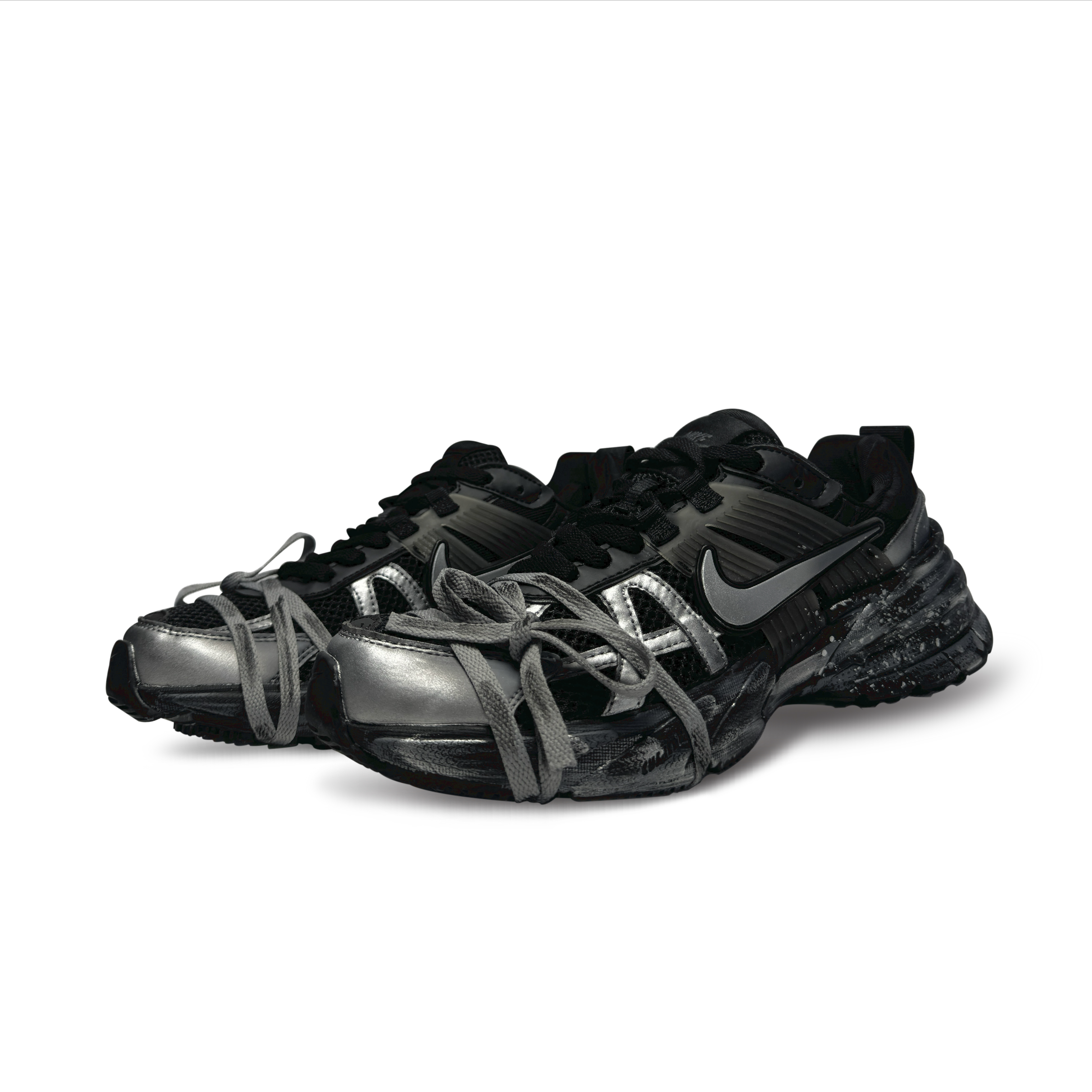 Nike V2K Run Y2k Retro Running Shoes Women’s Black Silver