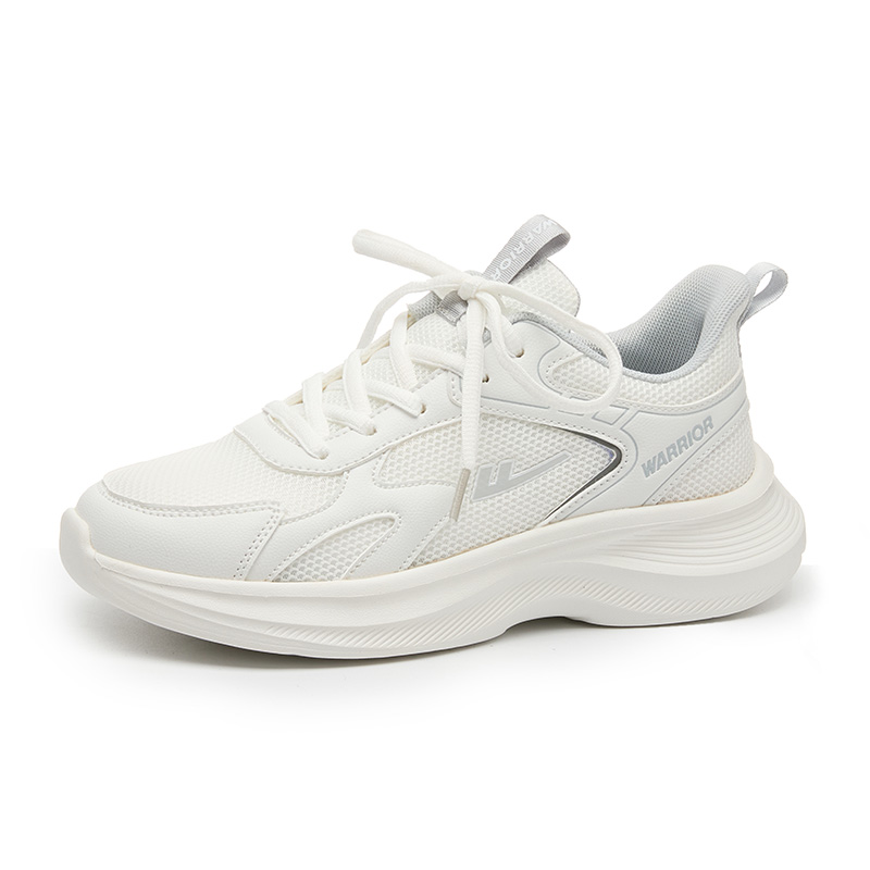 WARRIOR Running Shoes Unisex Low Top White