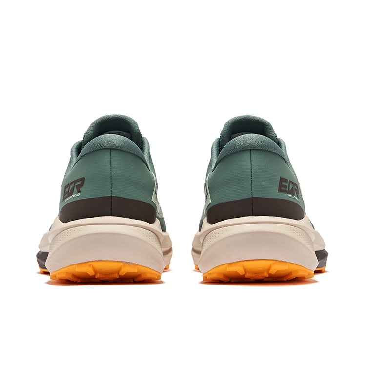 Erke Cushioning Slip Resistant Breathable Low top Running Shoes Men’s Pine Frost Green Dark Sandalwood