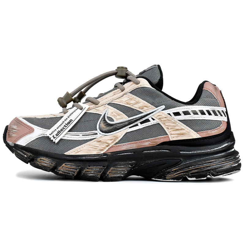 Nike Initiator Abrasion Resistant Low top Running Shoes Men’s Gray Pink