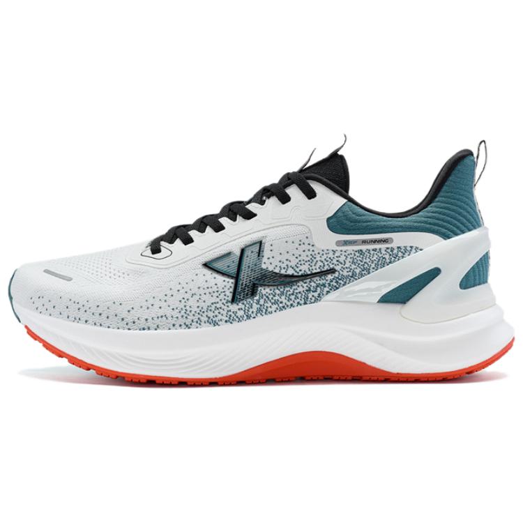XTEP Cushioning Breathable Low top Running Shoes Men’s White Green