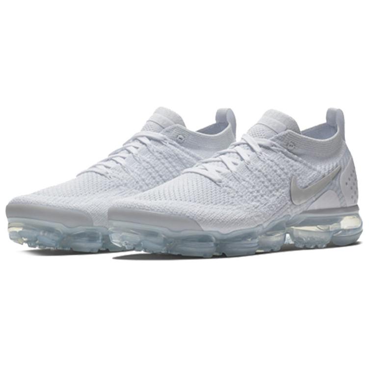 Мужские кроссовки Nike VaporMax Flyknit 2 (белые) — фото 3