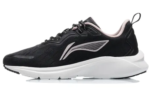 Li Ning Slip Resistant Cushioning Low top Running Shoes Women's Black