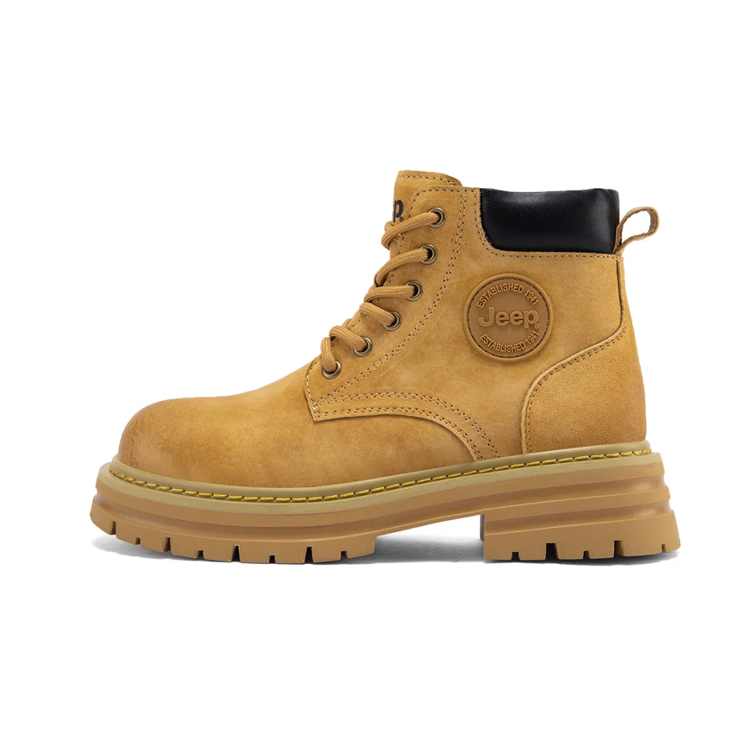 Jeep Combat Boots Women's Earth Yellow