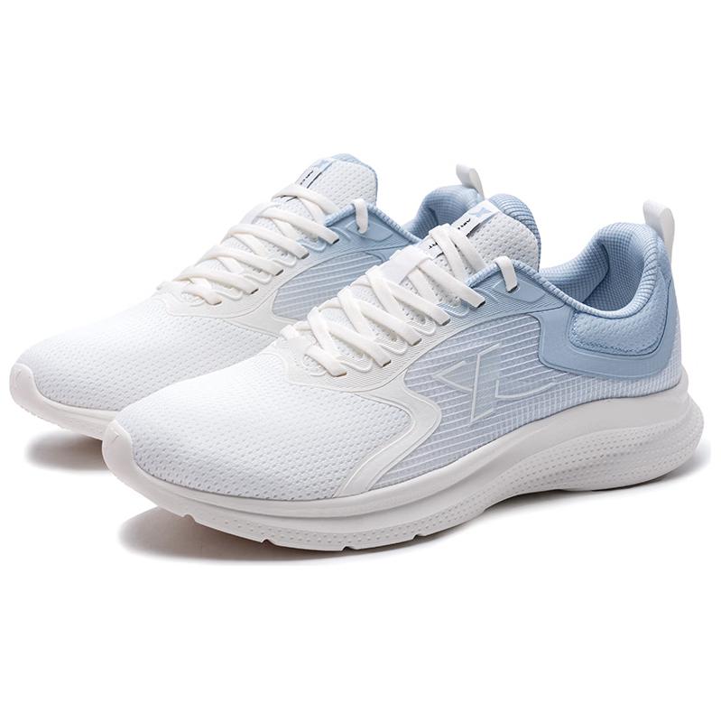 XTEP Comfortable Cushioning Slip Resistant Low top Casual Running Shoes Men’s White Blue