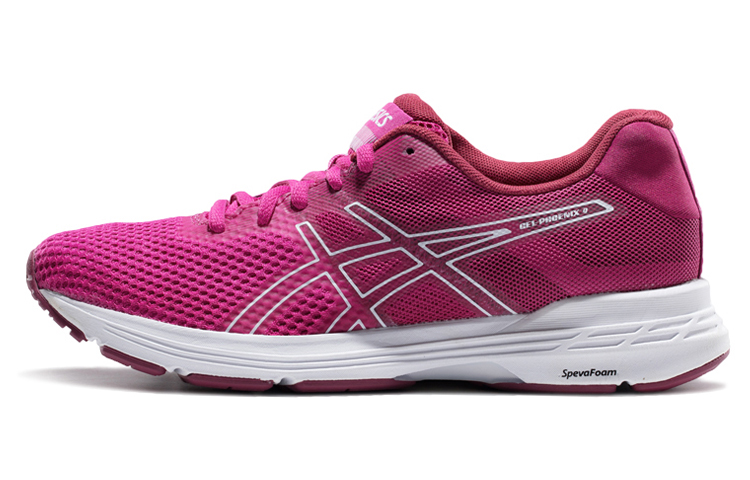 ASICS Gel Phoenix 9 Running Shoes Women's Low Top Pink/White
