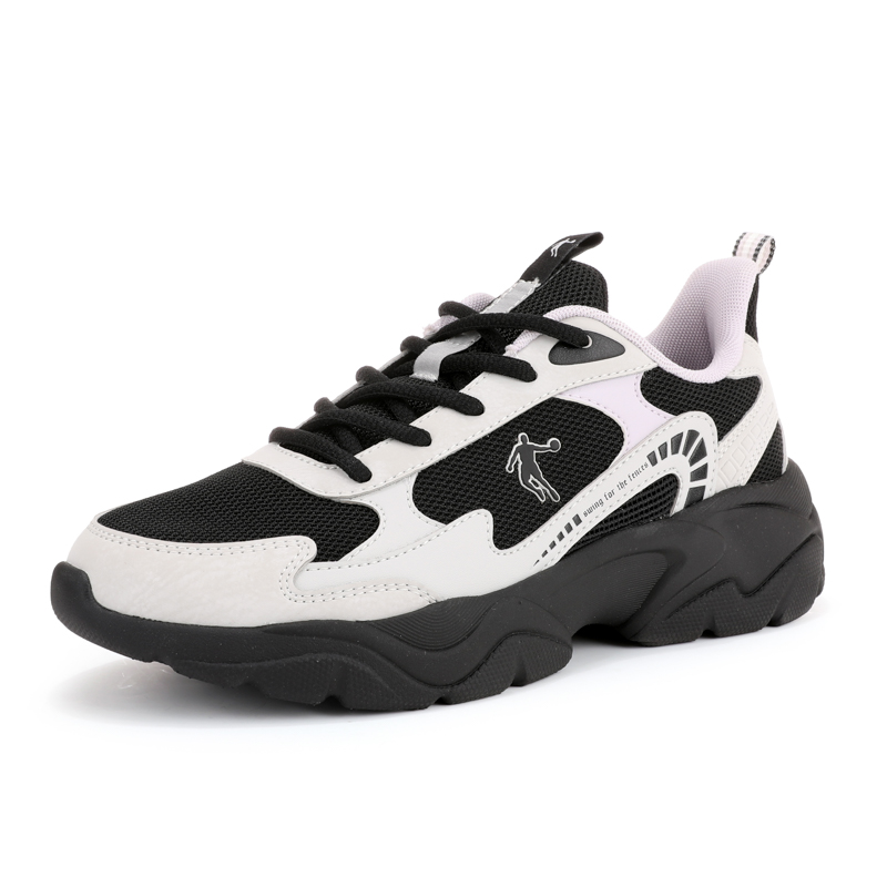 QIAODAN Low top Casual Running Shoes Women’s Black Gray