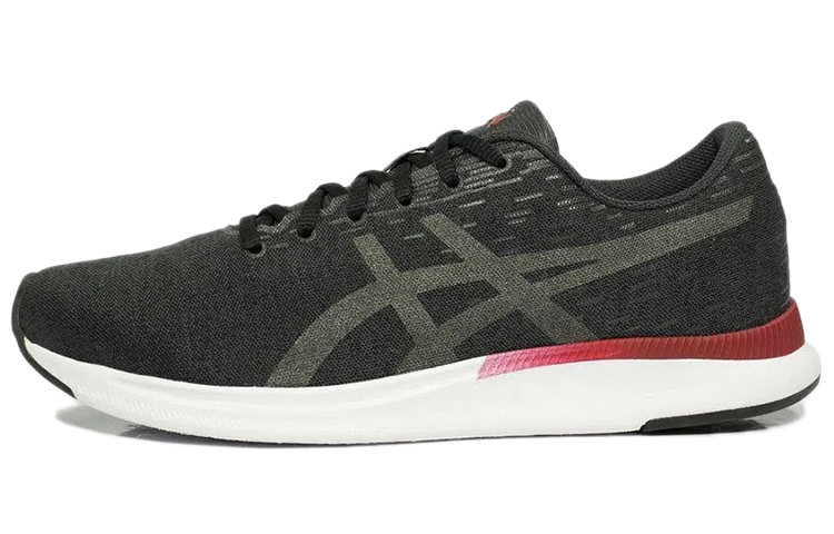 Asics Streetwise Fabric Sports Low top Running Shoes Men's Gray Red