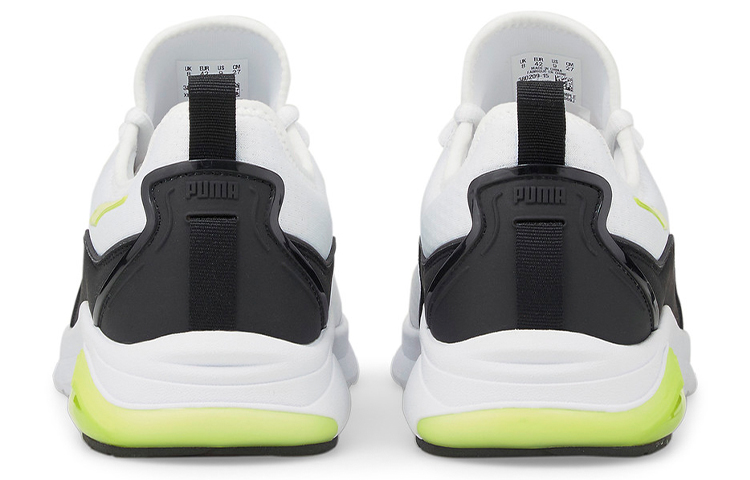 PUMA Electron Running Shoes Unisex Low Top White/Black/Yellow