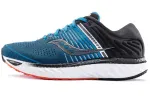 Saucony Triumph 17 Mesh Cushioning Slip Resistant Breathable Lightweight Rebound Low top Running Shoes Men's Blue Black