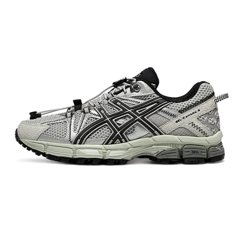 ASICS Gel Kahana 8 FL Soft And Comfortable Low top Casual Running Shoes Women's Silver Gray