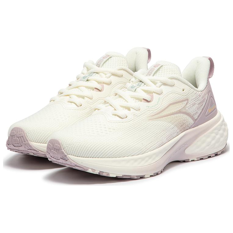 361° Cushioning Slip Resistant Low top Casual Running Shoes Women’s White Pink Purple