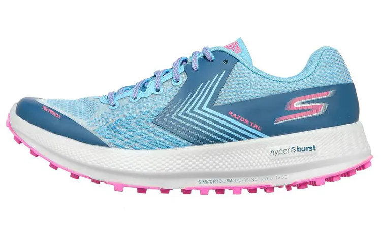 Skechers GO RUN Running Shoes Women's Low Top Blue/White