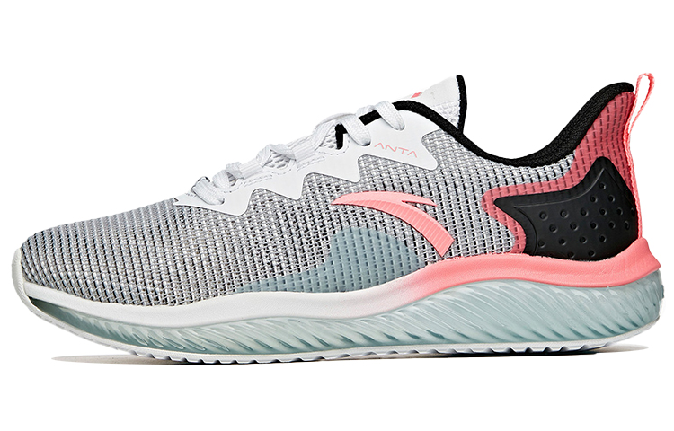 Anta Running Collection Comfortable Lightweight Low top Running Shoes Women’s Pink Black White