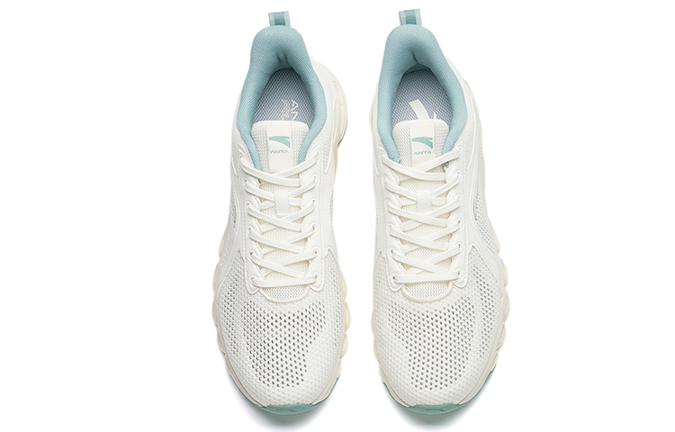 Anta Cushioning Slip Resistant Abrasion Resistant Breathable Low top Running Shoes Men’s White